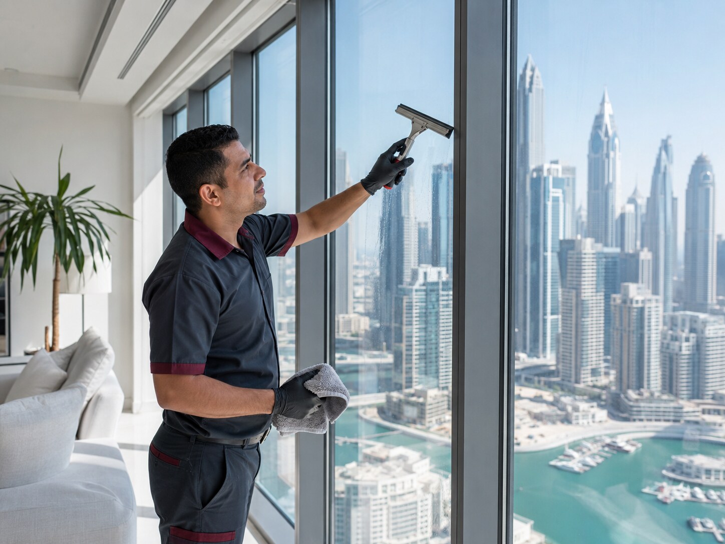 Professional glass and window cleaning